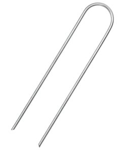 Picchetti Da Terra A Forma Di U 25pz 15x3,5 Cm Acciaio Zincato
