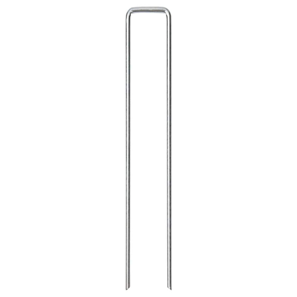 Picchetti Da Terra A Forma Di U 25 Pz 20x3,5 Cm Acciaio Zincato - Image 3