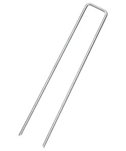 Picchetti Da Terra A Forma Di U 25 Pz 20x3,5 Cm Acciaio Zincato