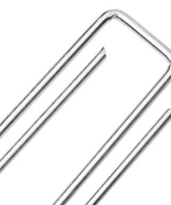 Picchetti Da Terra A Forma Di U 50 Pz 20x3,5 Cm Acciaio Zincato