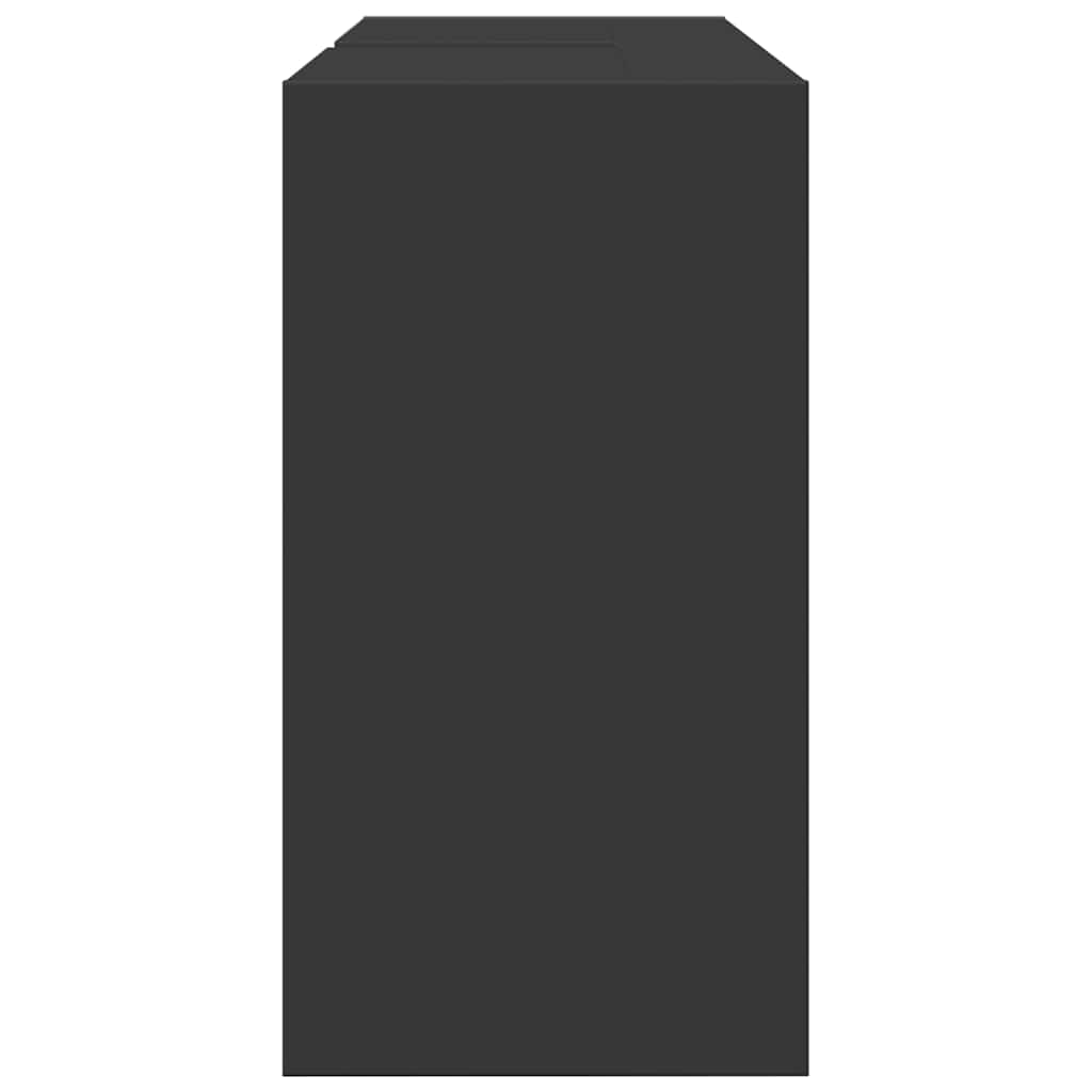 Mobile Lavabo Nero 90x29x55 Cm In Truciolato - Image 5