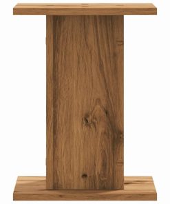 Supporti Altoparlanti 2 Pz Rovere 30x30x40 Cm In Multistrato