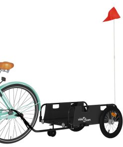 Rimorchio Da Bici Nero Oxford E Ferro