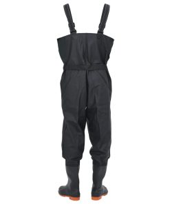 Wader Con Stivali E Cintura Nero Taglia 46