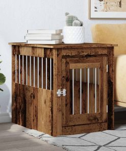 Gabbia Cani Da Arredamento Legno Antico Legno Multistrato