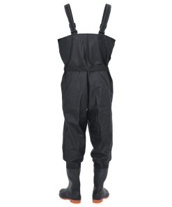 Wader Con Stivali E Cintura Nero Taglia 44