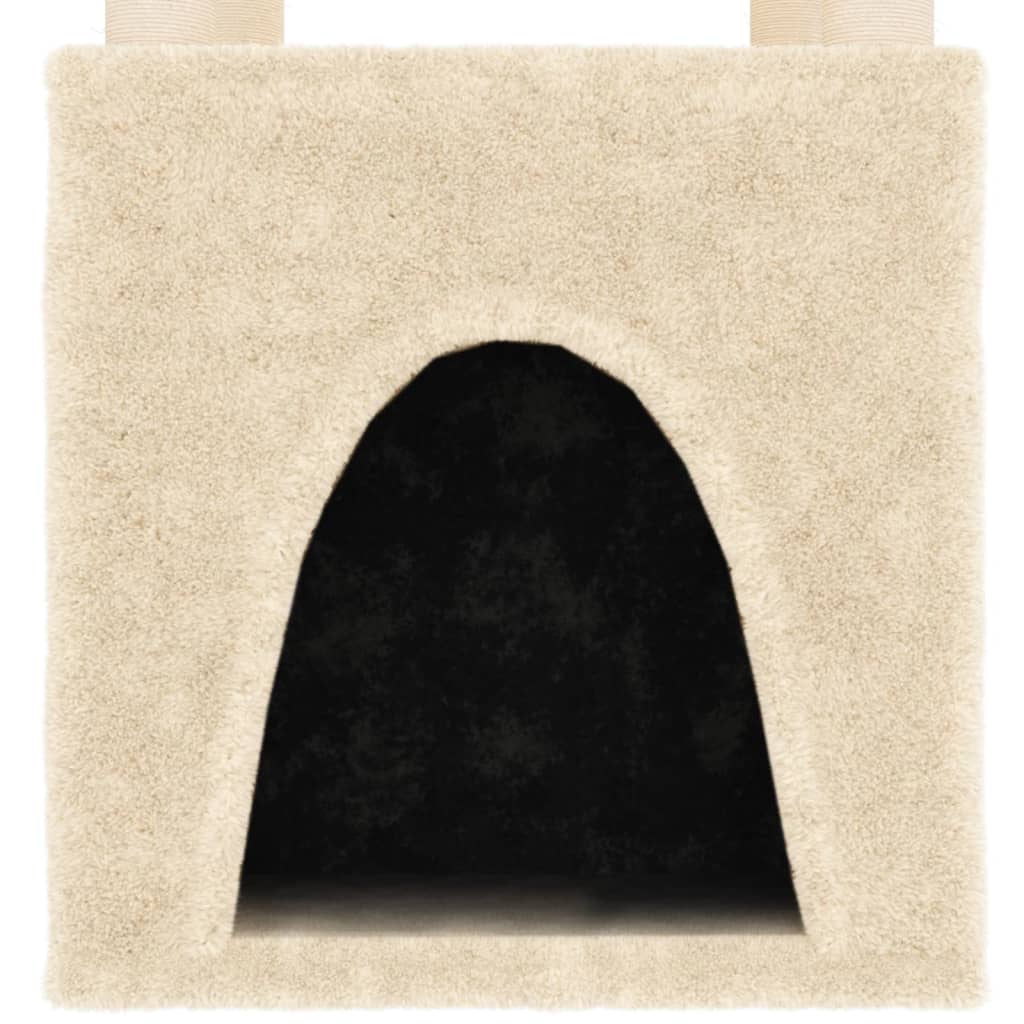 Albero Per Gatti Con Tiragraffi In Sisal Crema 147 cm - Image 4