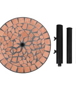 Base Per Ombrellone Terracotta Rotonda 12 kg