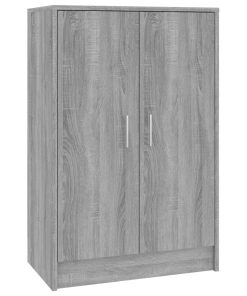 Scarpiera Grigio Sonoma 60x35x92 Cm In Legno Multistrato