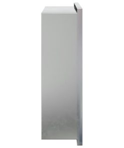 Nicchia Per Doccia Argento Spazzolato 32x32x9cm In Acciaio Inox