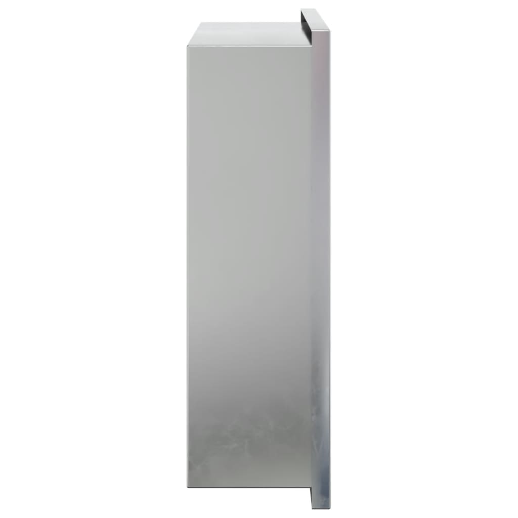 Nicchia Per Doccia Argento Spazzolato 32x32x9cm In Acciaio Inox