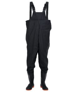 Wader Da Pesca Con Pettorina E Stivali Nero Taglia 38