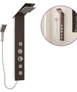 Pannello Doccia In Vetro Marrone