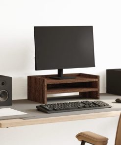 Supporto Per Monitor Rovere Marrone 42x24x16 Cm In Truciolato