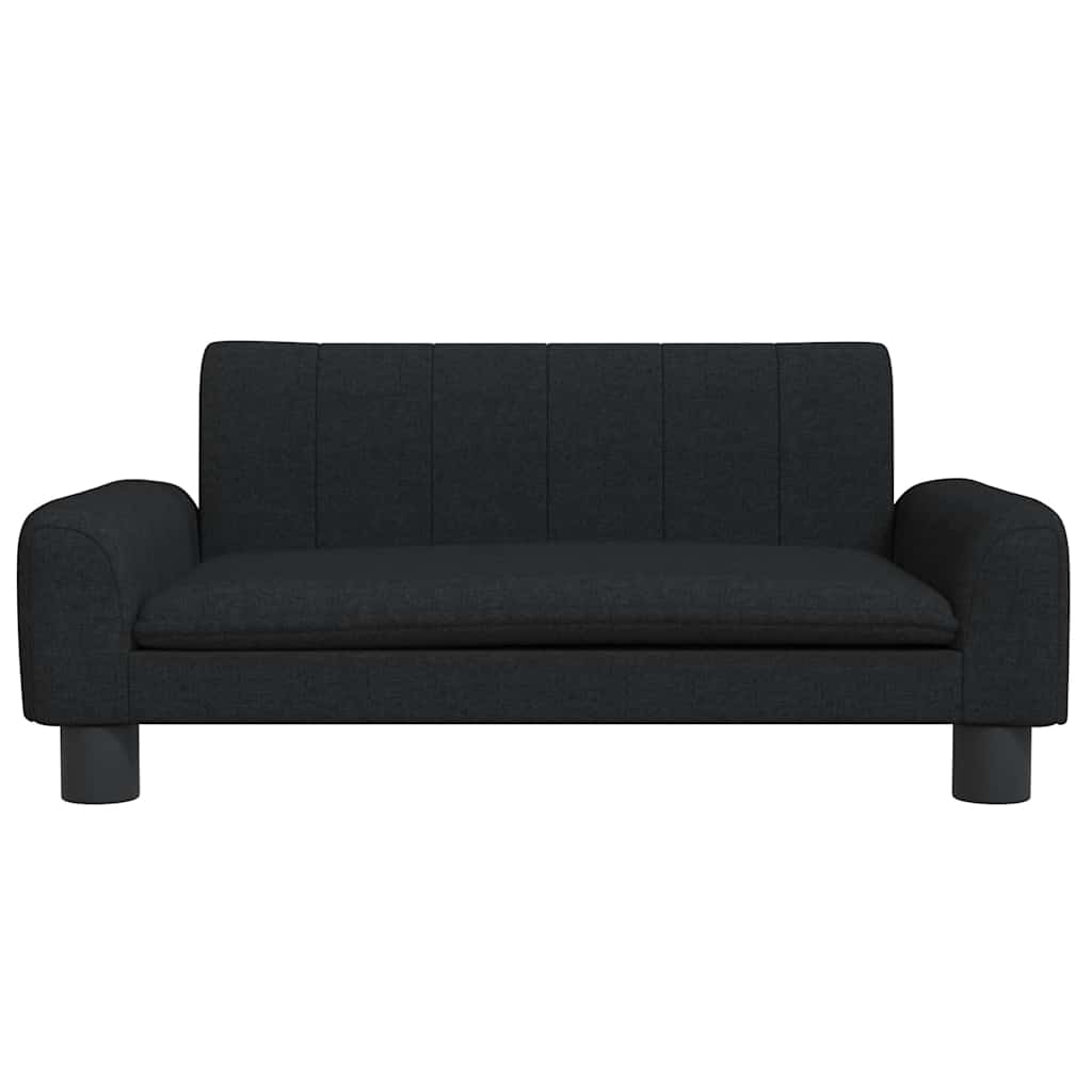 Lettino Per Cani Nero 70x45x30 Cm In Tessuto