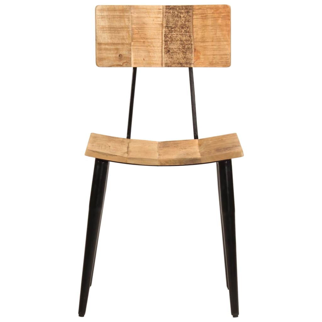 Sedie Da Pranzo 2 Pz 44x40x80 Cm Legno Massello Di Mango - Image 5
