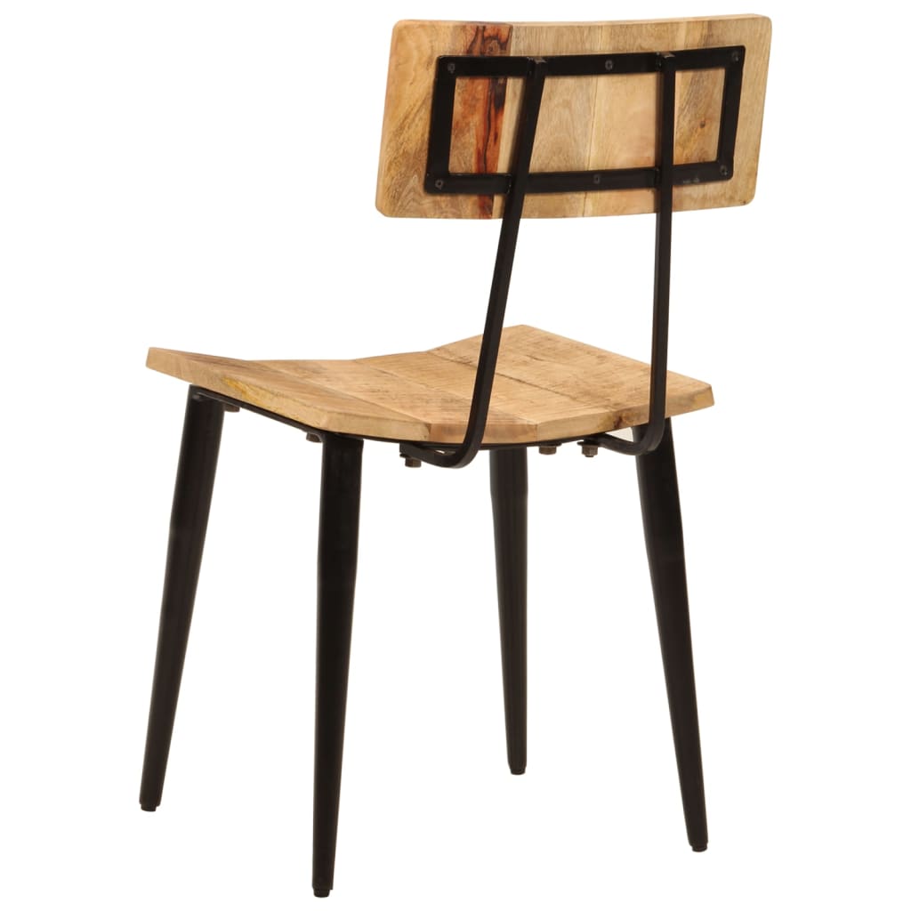 Sedie Da Pranzo 2 Pz 44x40x80 Cm Legno Massello Di Mango - Image 3