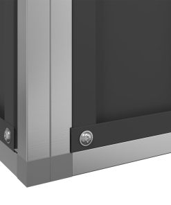 Voliera Con Estensione Argento 1244x203x216 Cm In Acciaio