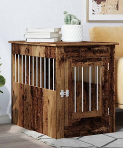 Gabbia Cani Da Arredamento Legno Antico Legno Multistrato