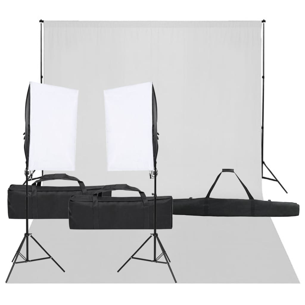 Kit Per Studio Fotografico Con Set Di Luci E Fondale - Image 2