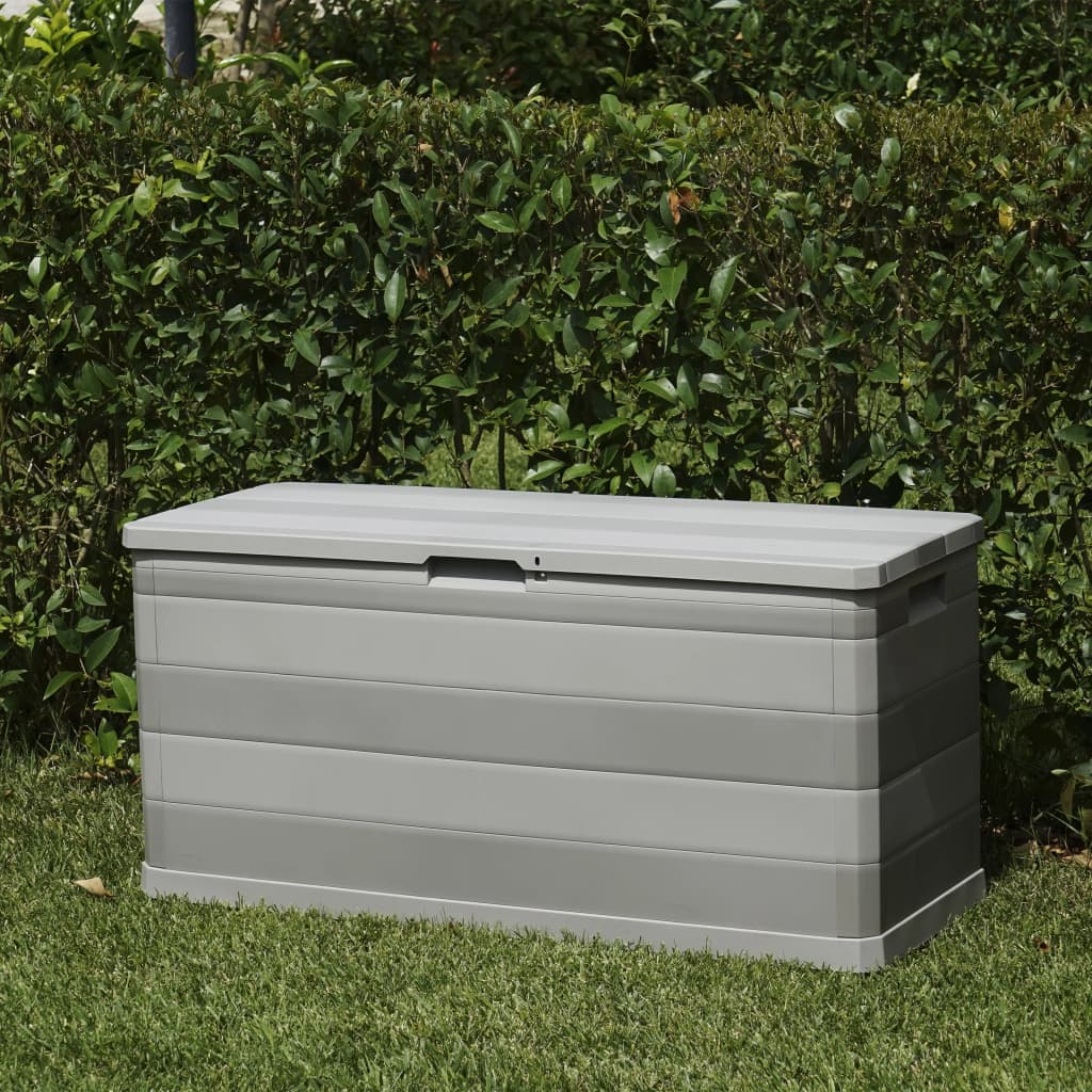 Baule Da Giardino Grigio 117x45x56 cm - Image 3