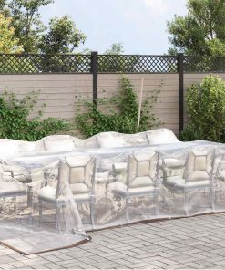 Telone Trasparente Con Occhielli 4x8 M In Polietilene