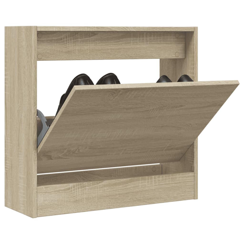 Scarpiera Rovere Sonoma 60x21x57 Cm In Legno Multistrato - Image 5