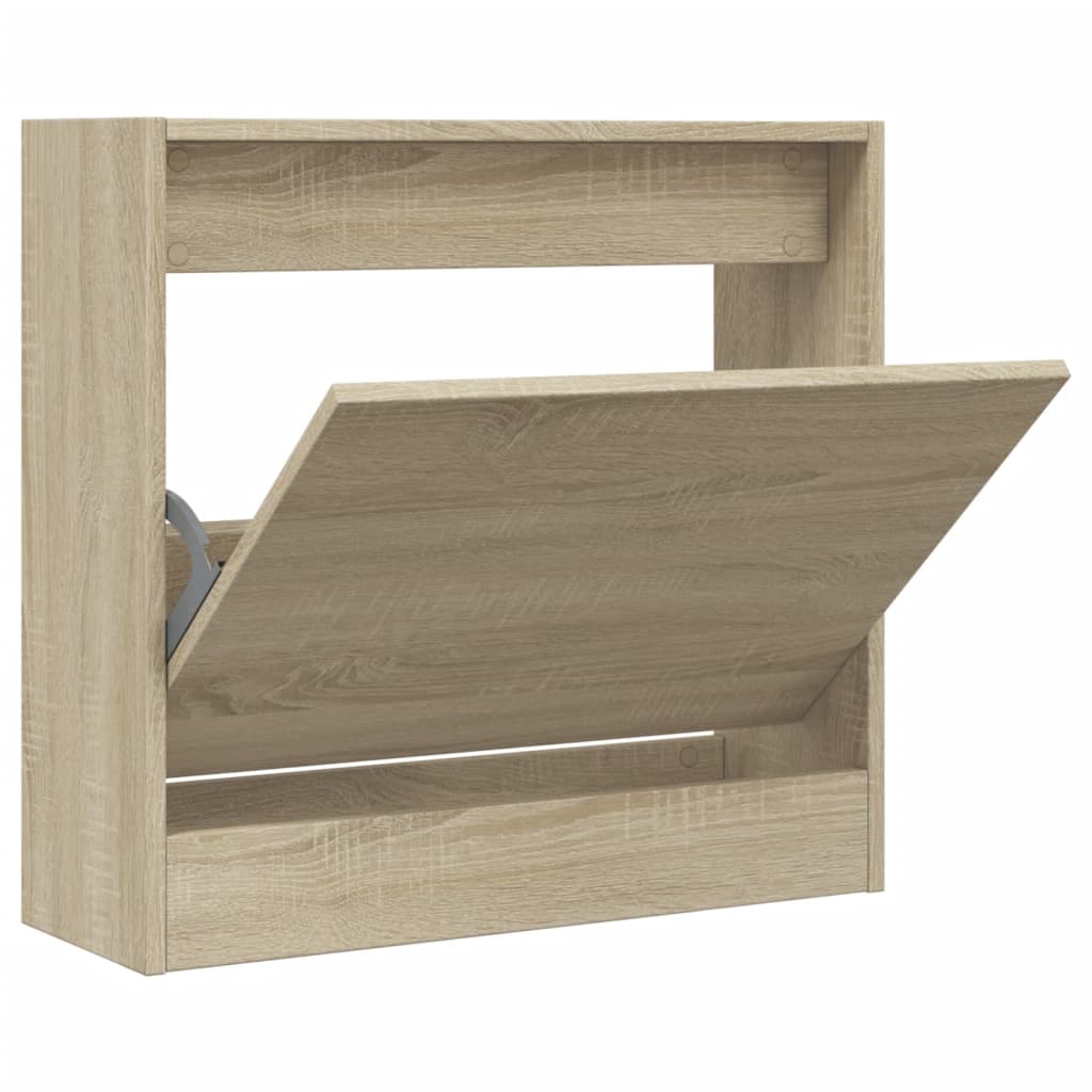 Scarpiera Rovere Sonoma 60x21x57 Cm In Legno Multistrato - Image 4