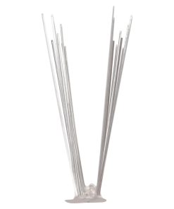 Set Dissuasori Per Uccelli E Piccioni 6 Pz Acciaio 2 File 3 M