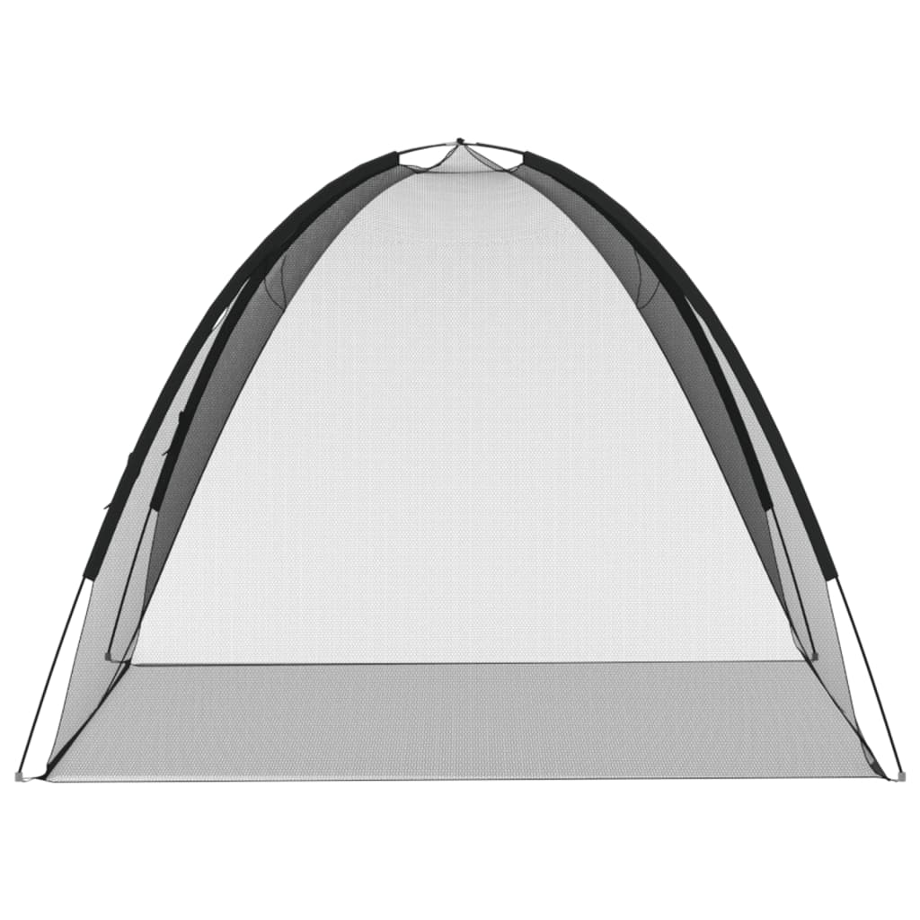 Zanzariera Mongolia Con Porte 220 Rete Nera 200x180x135 cm - Image 4