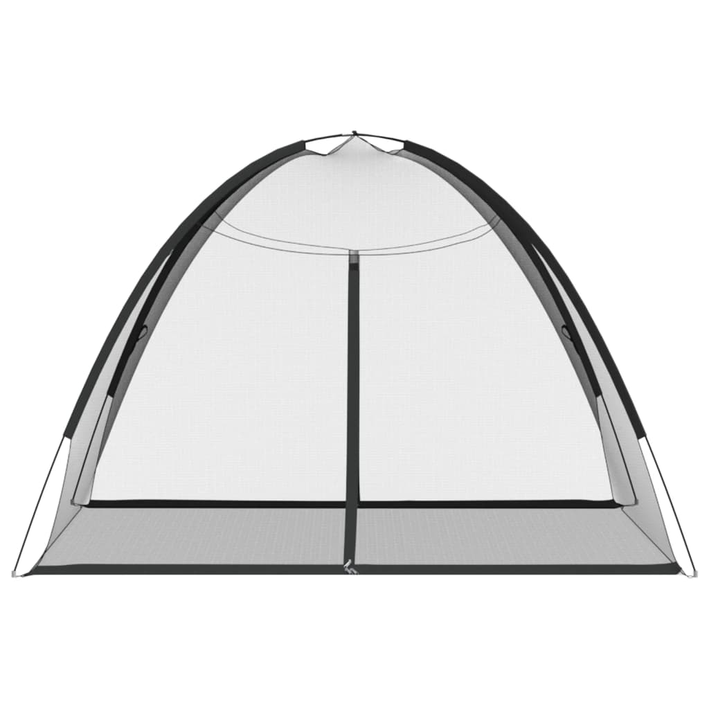 Zanzariera Mongolia Con Porte 220 Rete Nera 200x180x135 cm - Image 5