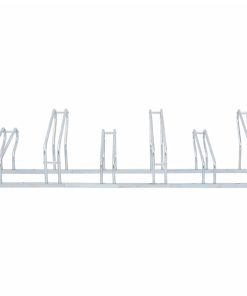 Supporto Per 6 Bici Da Pavimento Autoportante Acciaio Zincato