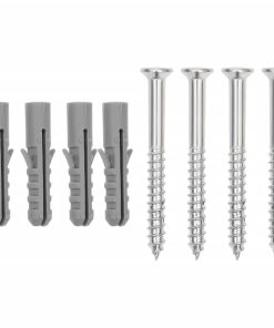 Supporto Per Bici A Parete 2 Pz In Acciaio Zincato