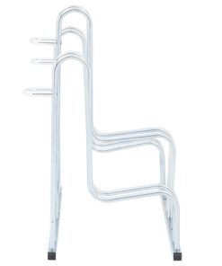 Supporto Per 3 Bici Da Pavimento Autoportante Acciaio Zincato