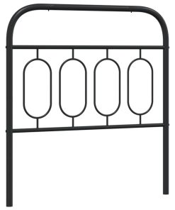 Testiera In Metallo Nero 90 cm