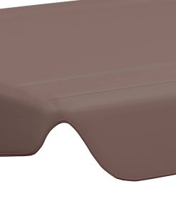 Baldacchino Per Dondolo Giardino Marrone 150/130x105/70 cm