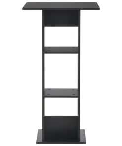 Tavolo Da Bar Nero 60x60x110 cm