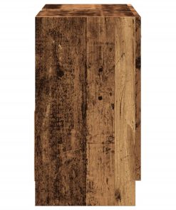 Mobile Sottolavabo Legno Vecchio 63x30x54 Cm In Truciolato