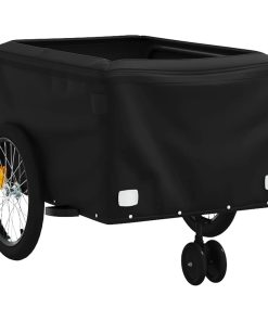 Rimorchio Da Bici Nero 45 Kg In Ferro