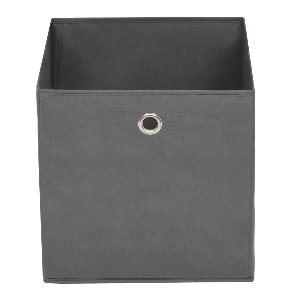 Contenitori 10 Pz In Tessuto Non Tessuto 28x28x28 Cm Grigio - Image 6