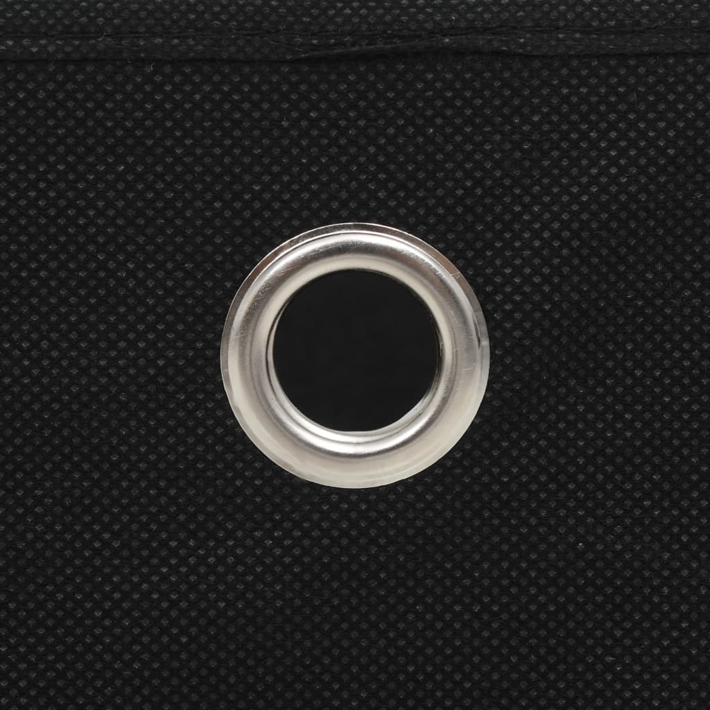 Contenitori 4 Pz In Tessuto Non Tessuto 28x28x28 Cm Nero - Image 5