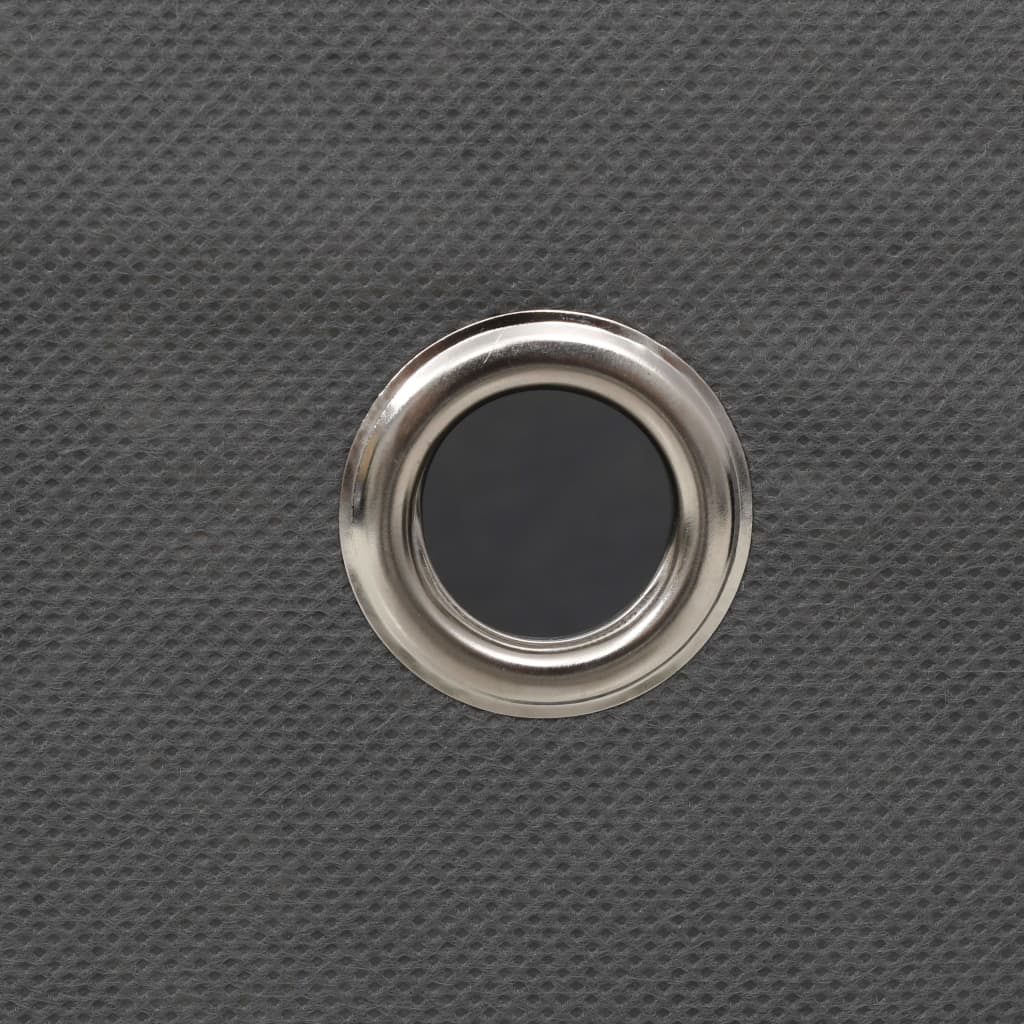 Contenitori 4 Pz In Tessuto Non Tessuto 28x28x28 Cm Grigio