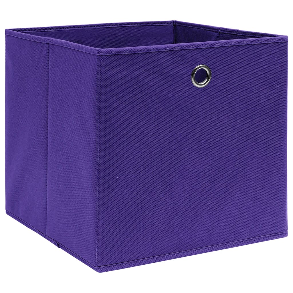 Contenitori 10 Pz In Tessuto Non Tessuto 28x28x28 Cm Viola - Image 5