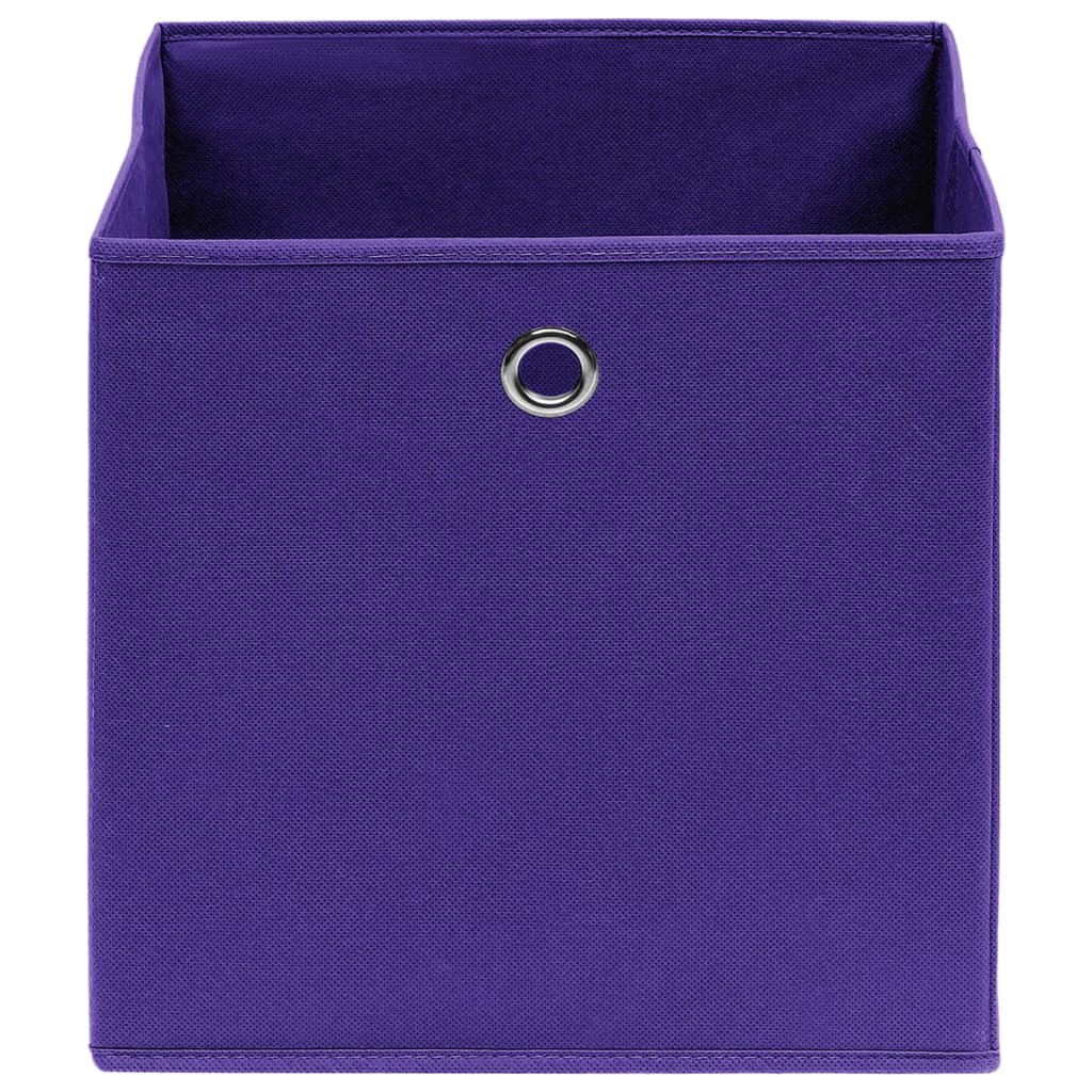 Contenitori 10 Pz In Tessuto Non Tessuto 28x28x28 Cm Viola - Image 4