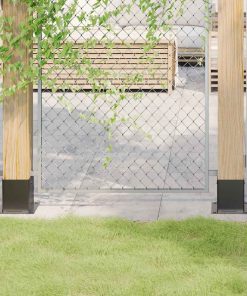 Basi Per Pali Quadrati 4pz 101x101mm Acciaio Verniciato Polvere