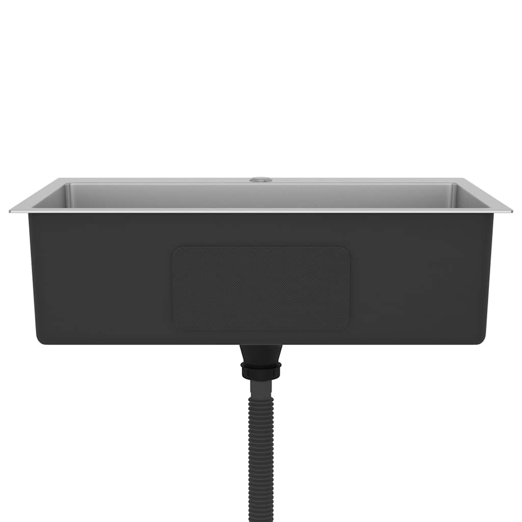 Lavello Da Cucina Lavorato A Mano In Acciaio Inox - Image 4