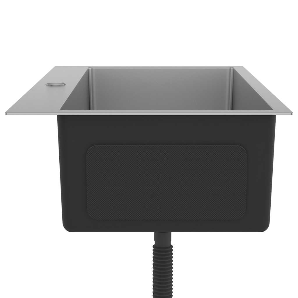 Lavello Da Cucina Lavorato A Mano In Acciaio Inox - Image 2