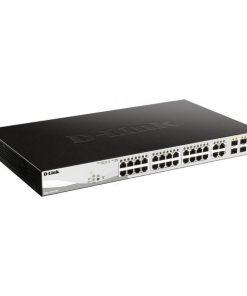 D-Link Switch 28 Porte Gigabit Di Cui 24 Poe + 4 Porte Sfp Smart Managed