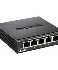 D-Link Switch 5 Porte 10/100 Case Metallico