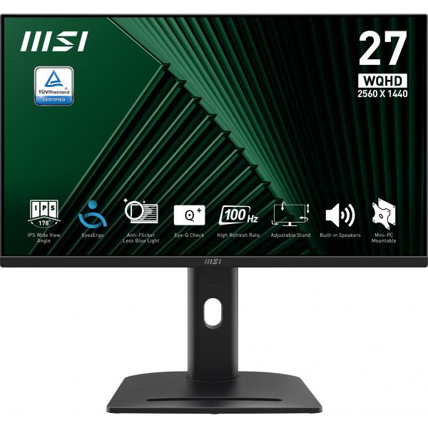 Msi Monitor 27 Led Ips 16:9 Wqhd 1ms 100hz 300 Cdm, Pivot, Dp/hdmi, Multimediale - Image 4